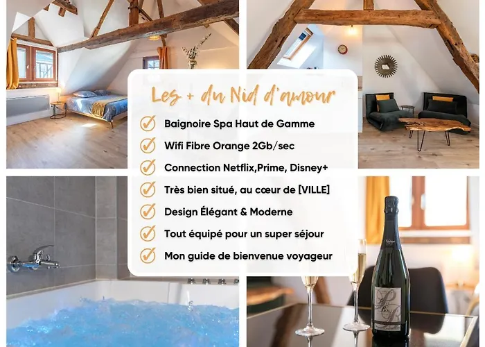 Apartment Centre-ville Le Nid D'amour Jacuzzi Rouen